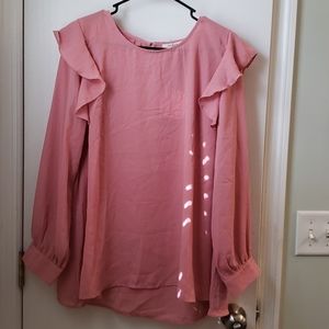 Rose color Umgee long sleeve top